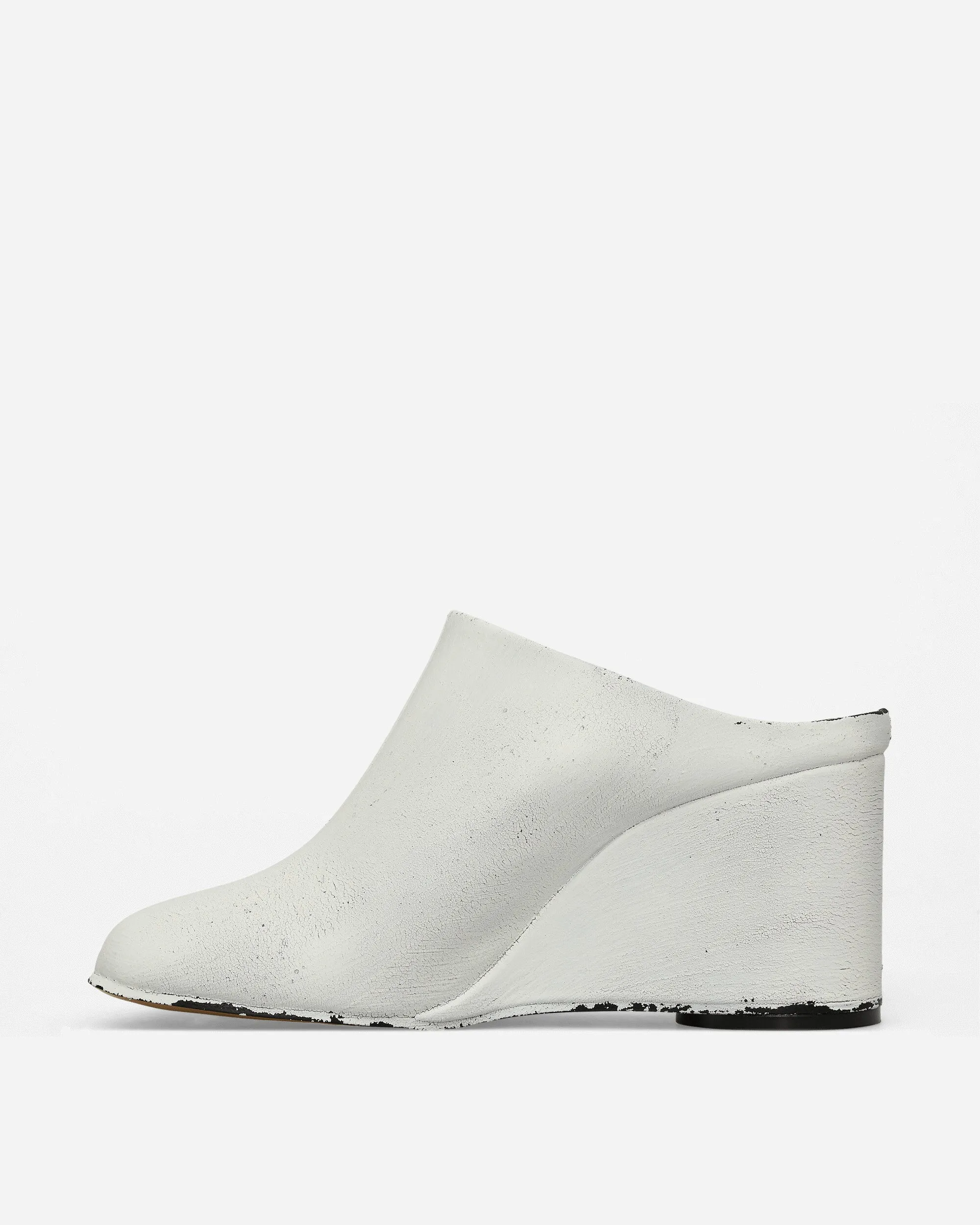 Women's Painted Anatomic Slippers Black / White