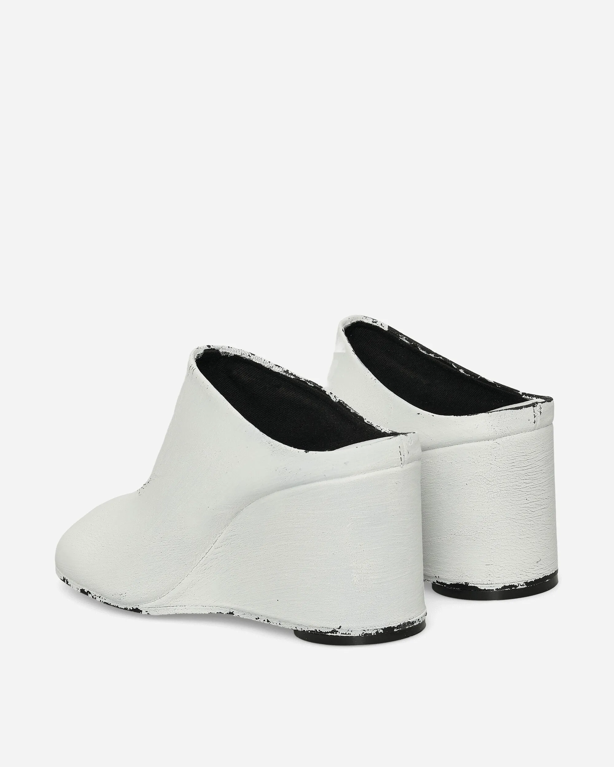 Women's Painted Anatomic Slippers Black / White