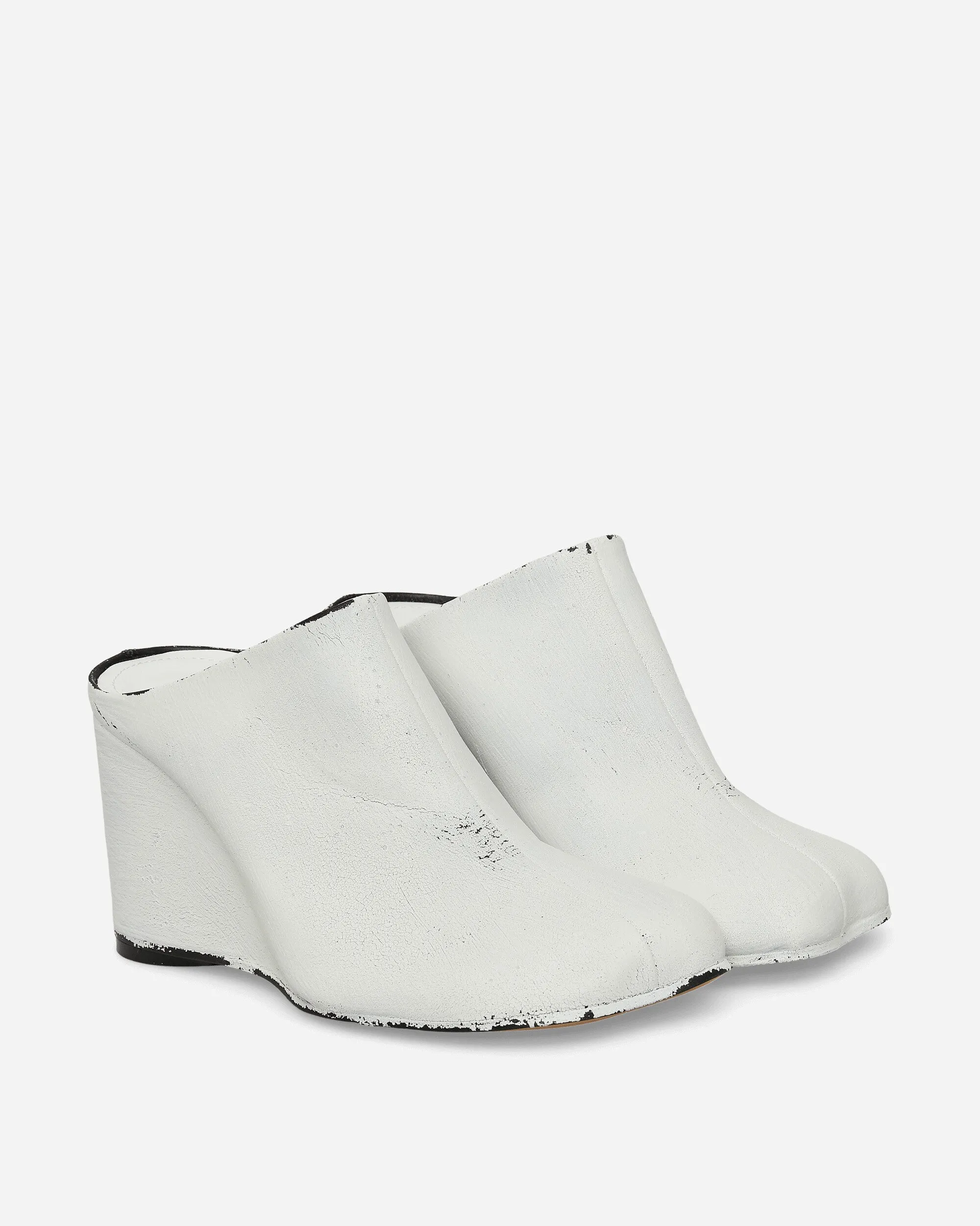 Women's Painted Anatomic Slippers Black / White
