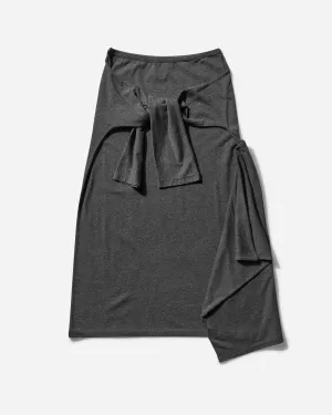 Women's Sash Skirt Dark Grey