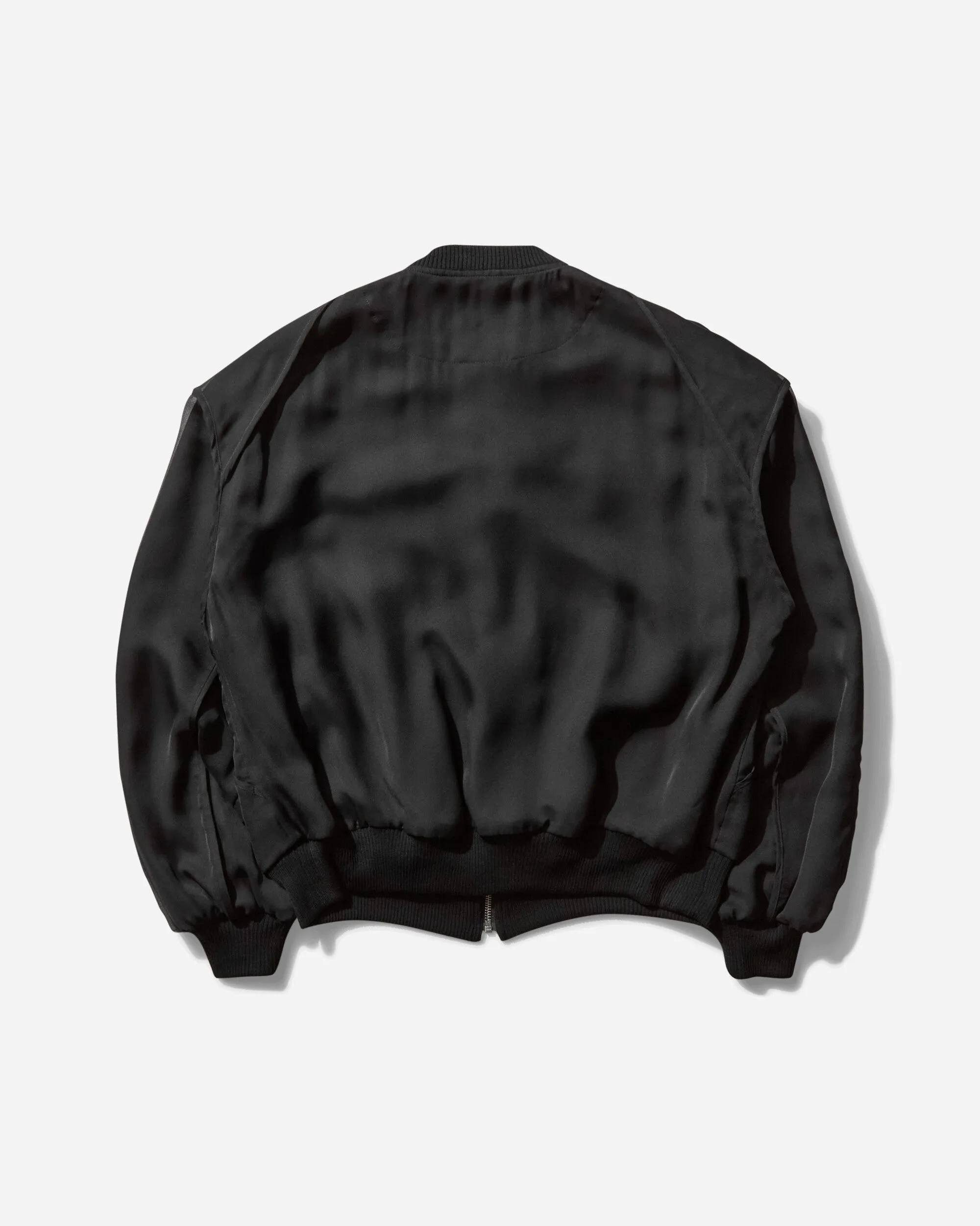 Women's Straps Bomber Jacket Black