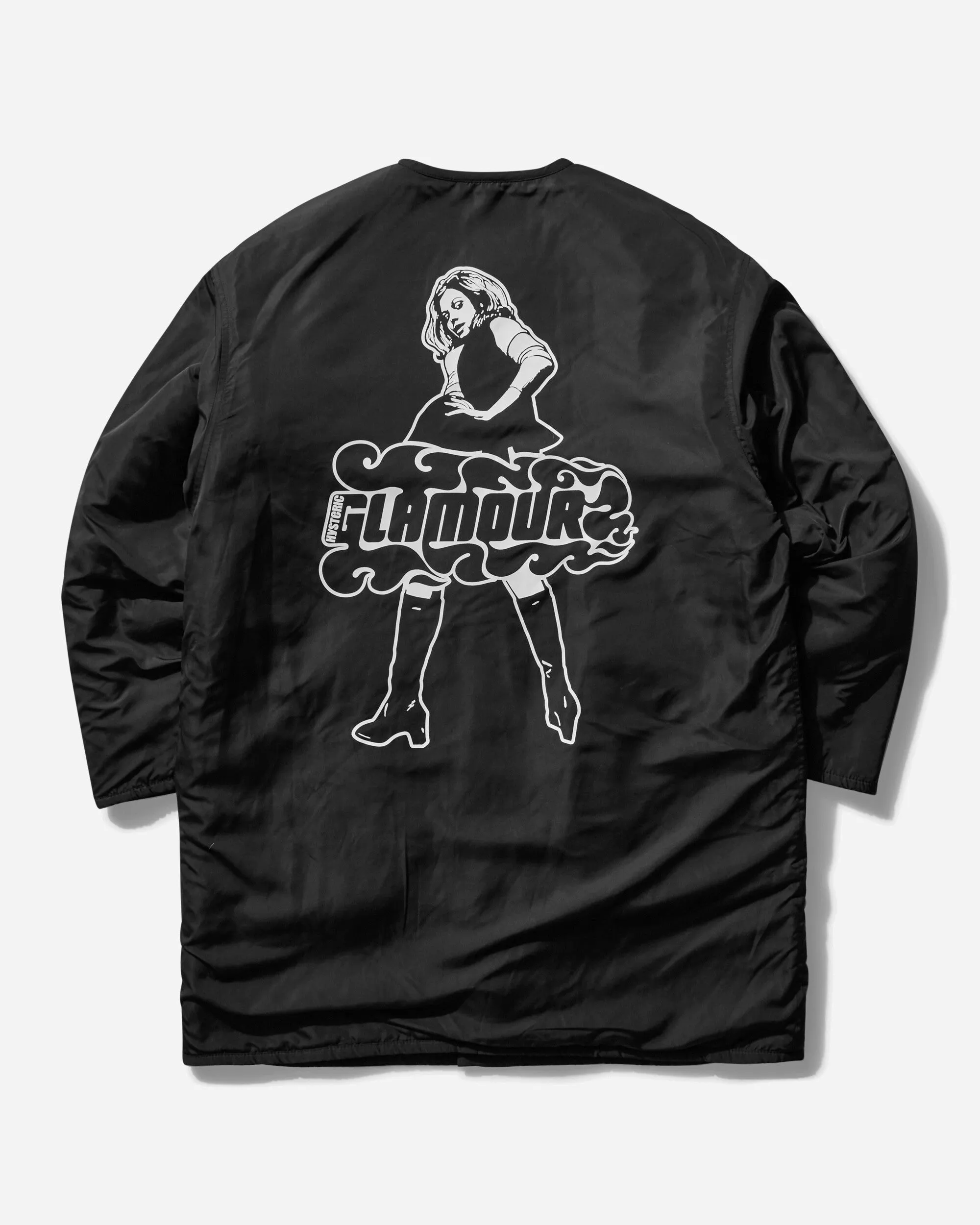 Women's Vixen Girl Card Reversible Jacket Black