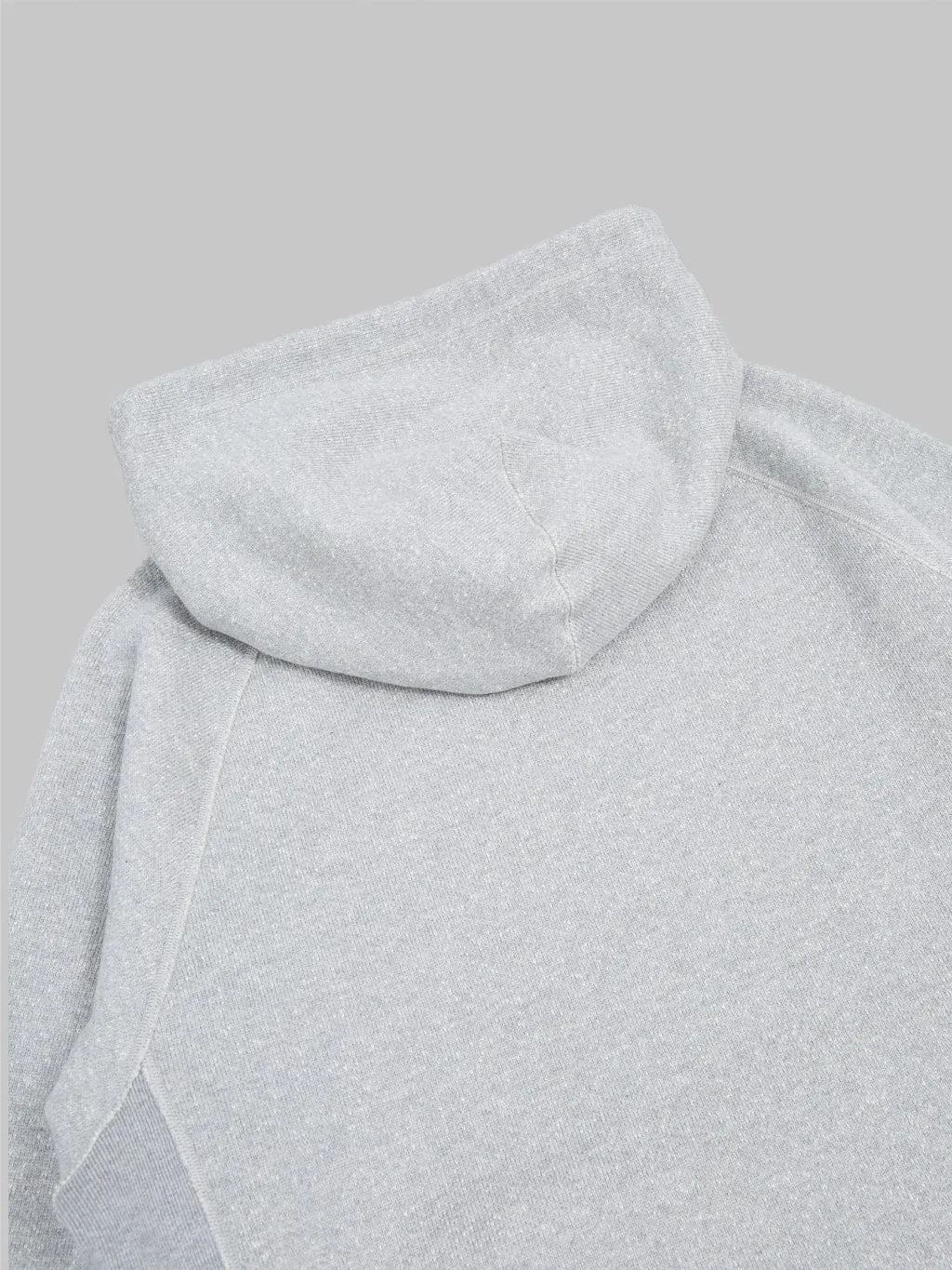 Wonder Looper Pullover Hoodie 876gsm Double Heavyweight French Terry Heather Grey