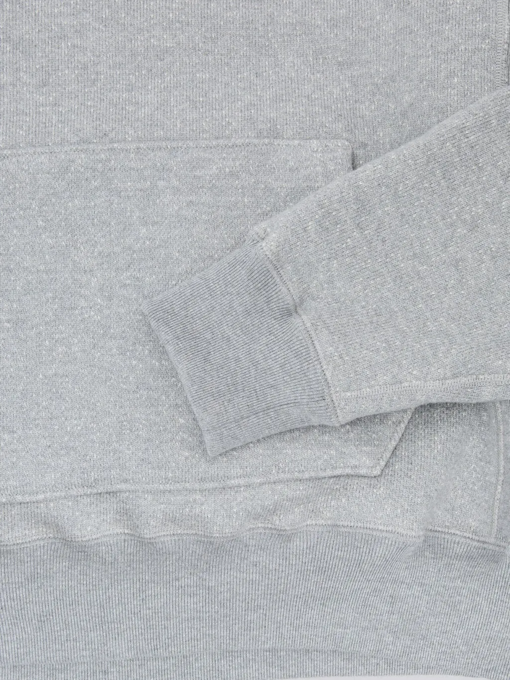 Wonder Looper Pullover Hoodie 876gsm Double Heavyweight French Terry Heather Grey