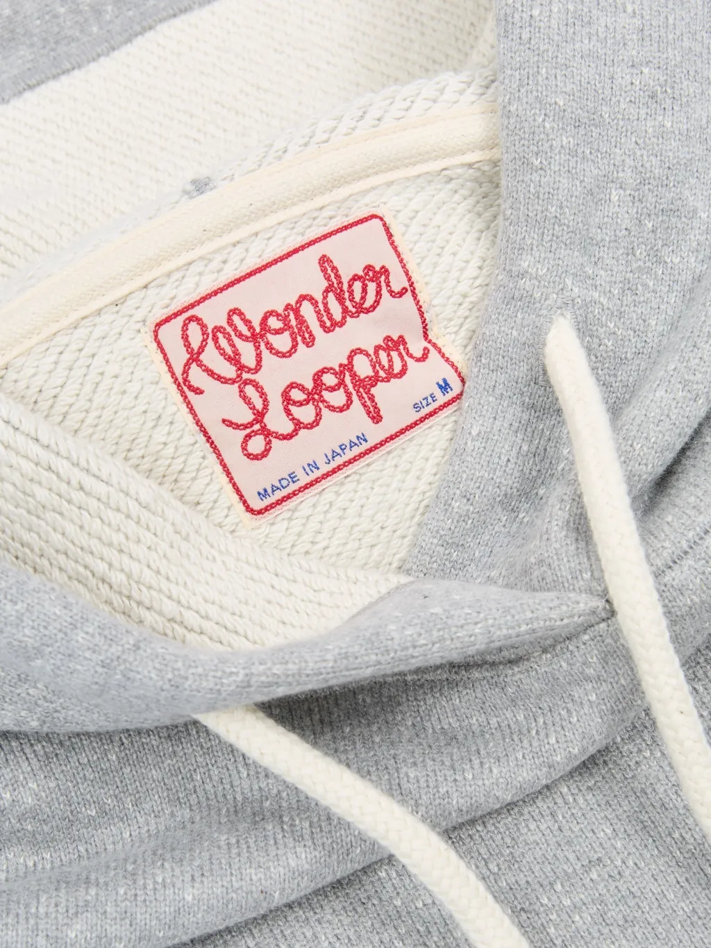 Wonder Looper Pullover Hoodie 876gsm Double Heavyweight French Terry Heather Grey
