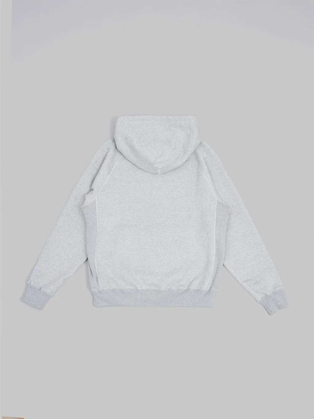 Wonder Looper Pullover Hoodie 876gsm Double Heavyweight French Terry Heather Grey
