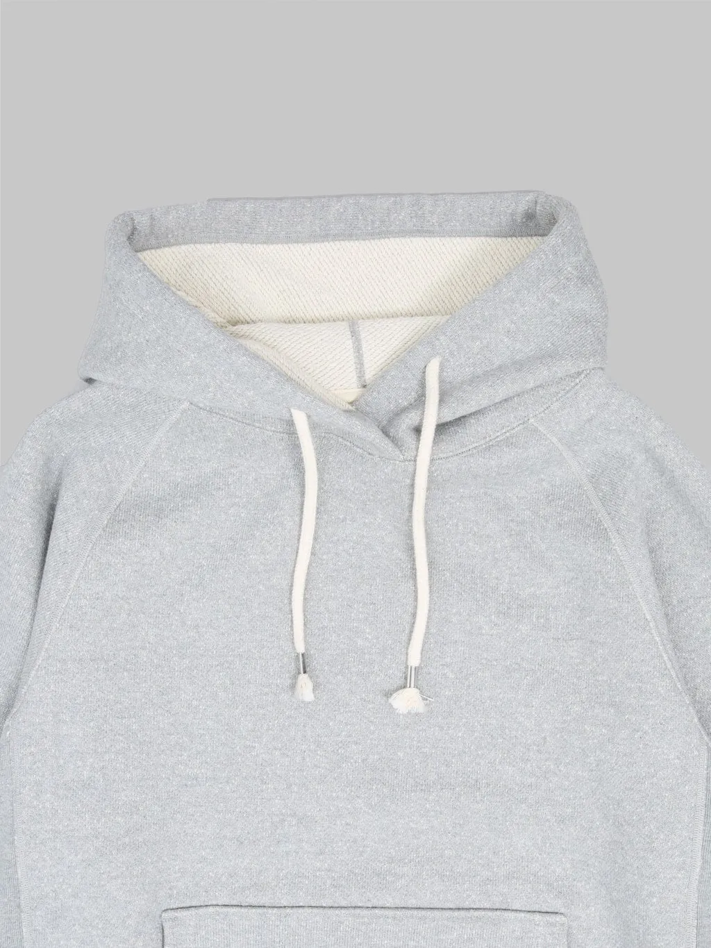 Wonder Looper Pullover Hoodie 876gsm Double Heavyweight French Terry Heather Grey