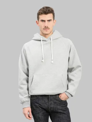 Wonder Looper Pullover Hoodie 876gsm Double Heavyweight French Terry Heather Grey