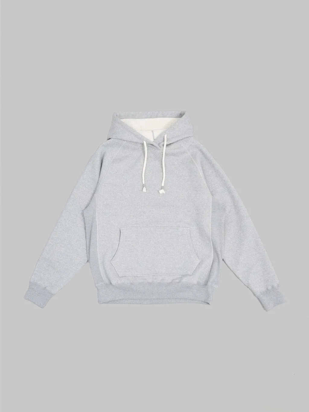 Wonder Looper Pullover Hoodie 876gsm Double Heavyweight French Terry Heather Grey