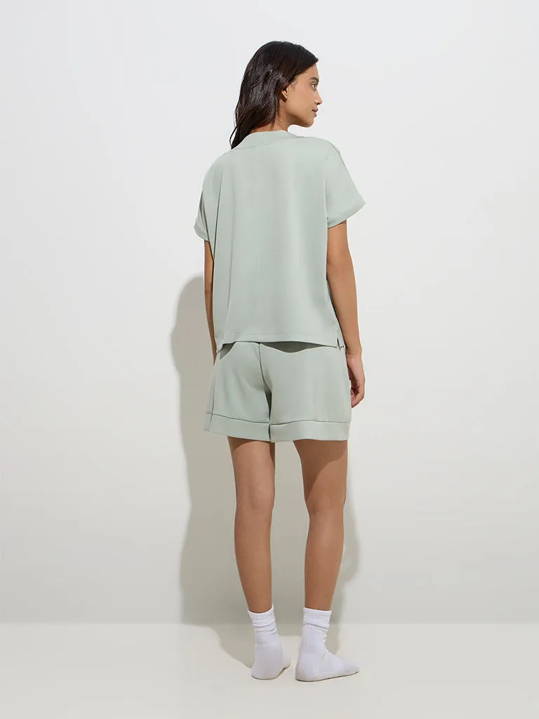 Wunderlove Sage High-Rise Shorts