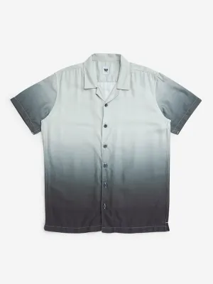 Y&F Kids Black Ombre-Finish Resort-Fit Shirt
