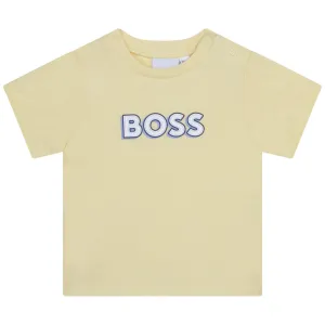 Yellow Faded Logo T-Shirt